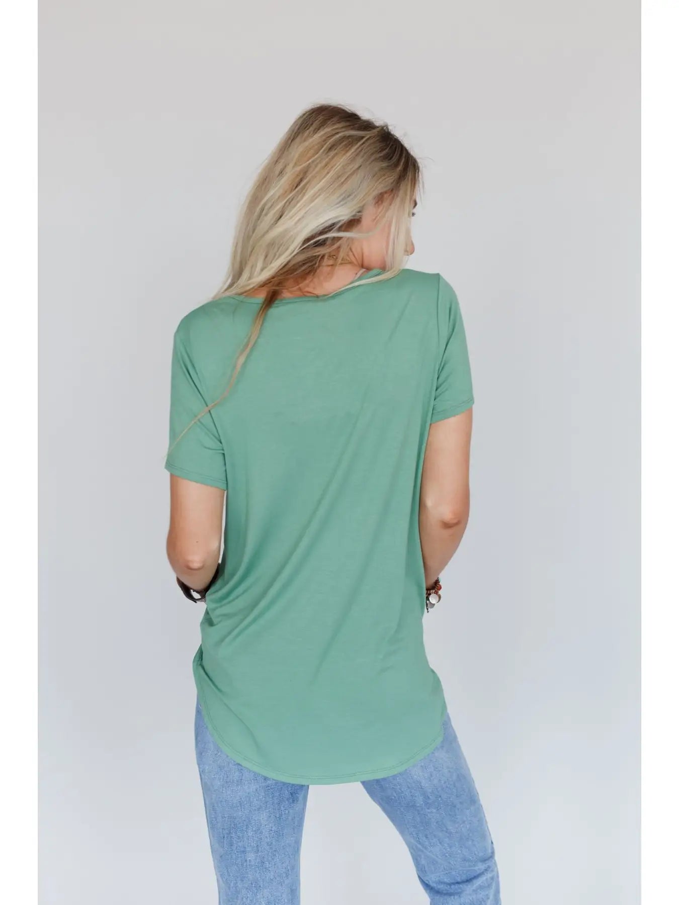 Scoop Neck Bralette Tee RA1139