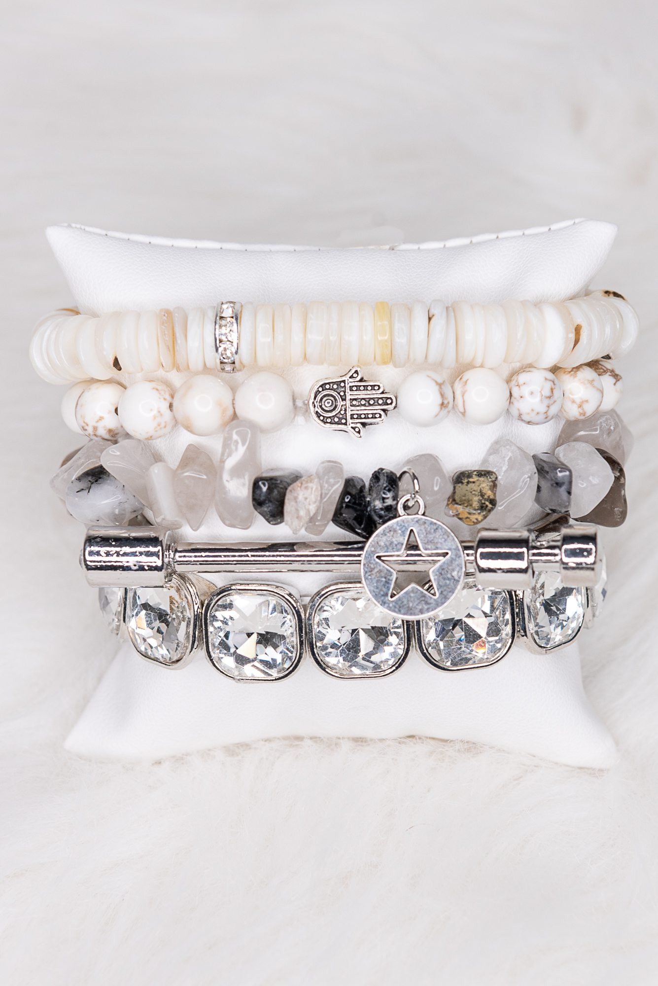 Vera Bracelet Set White 287-62136-B