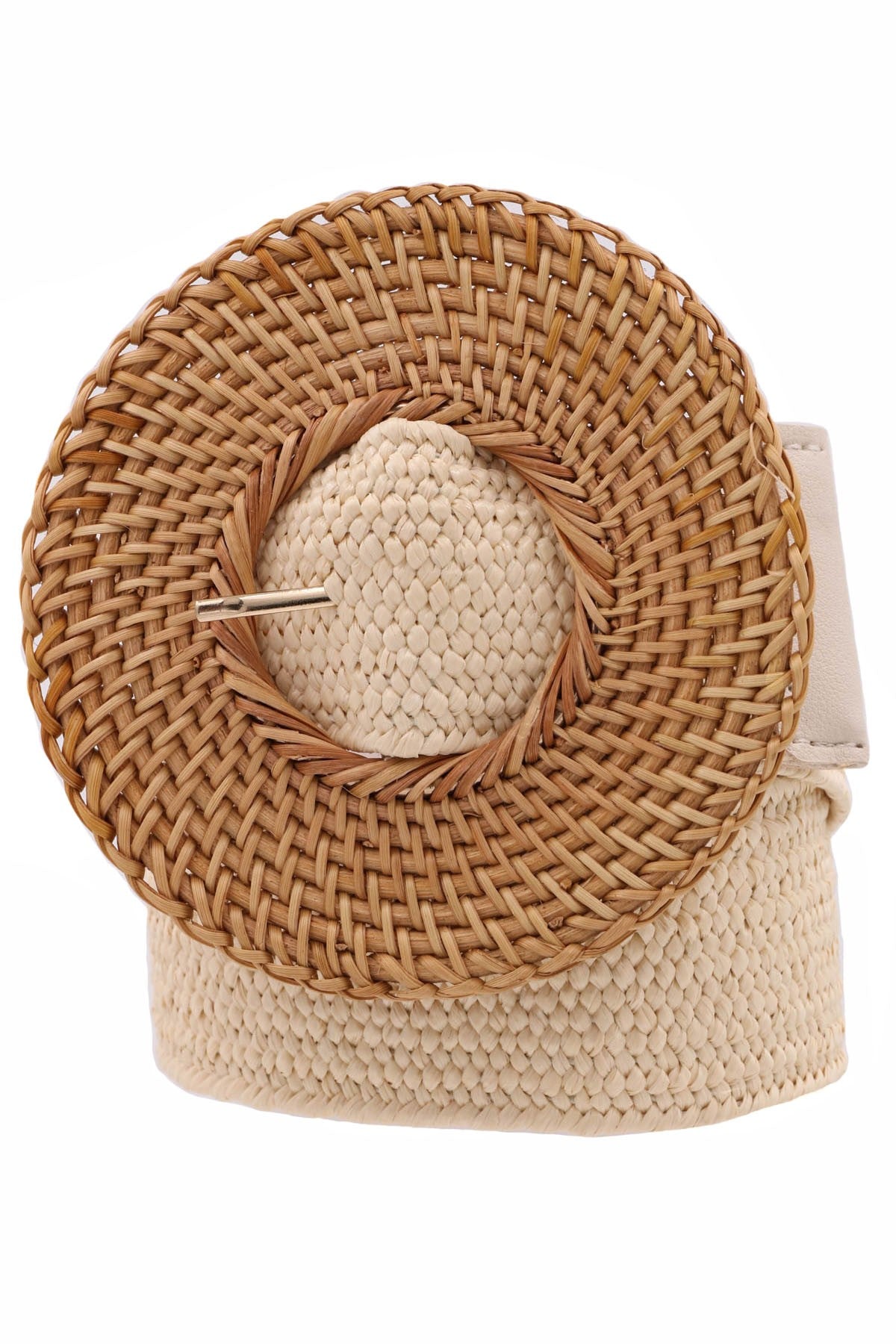 Basket Weave Straw Belt 42463-1-BT-C-C