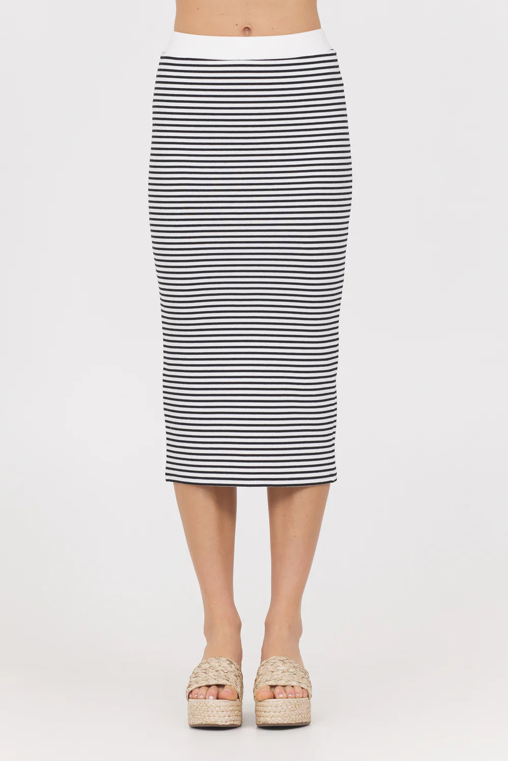 Striped Knit Skirt B13049