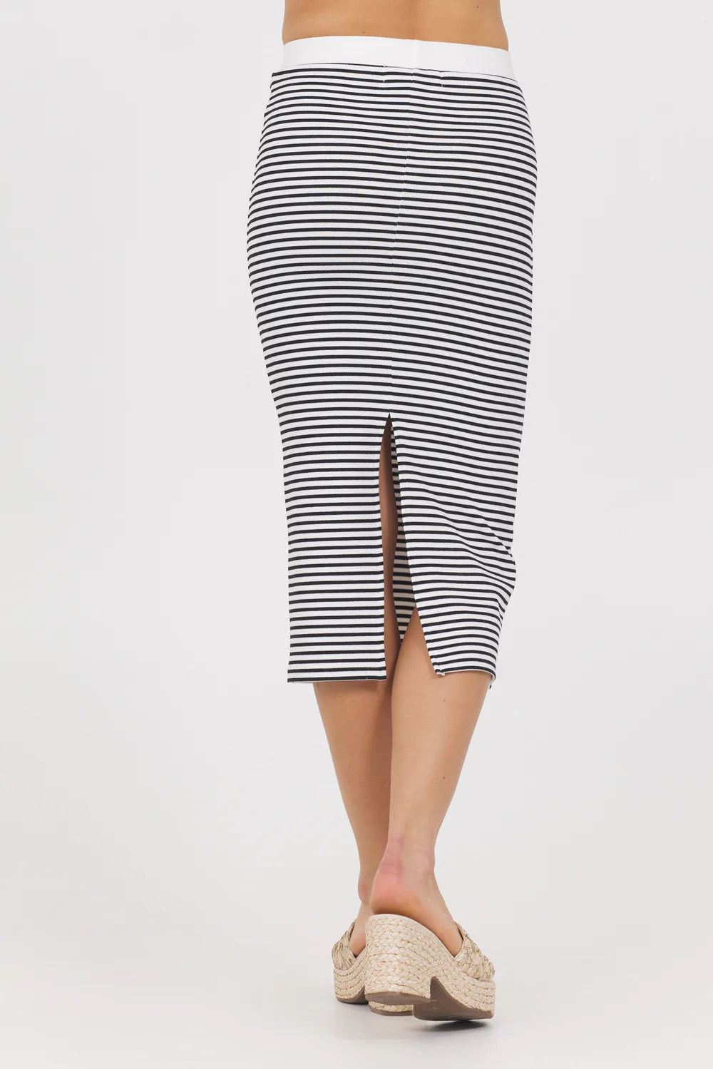 Striped Knit Skirt B13049