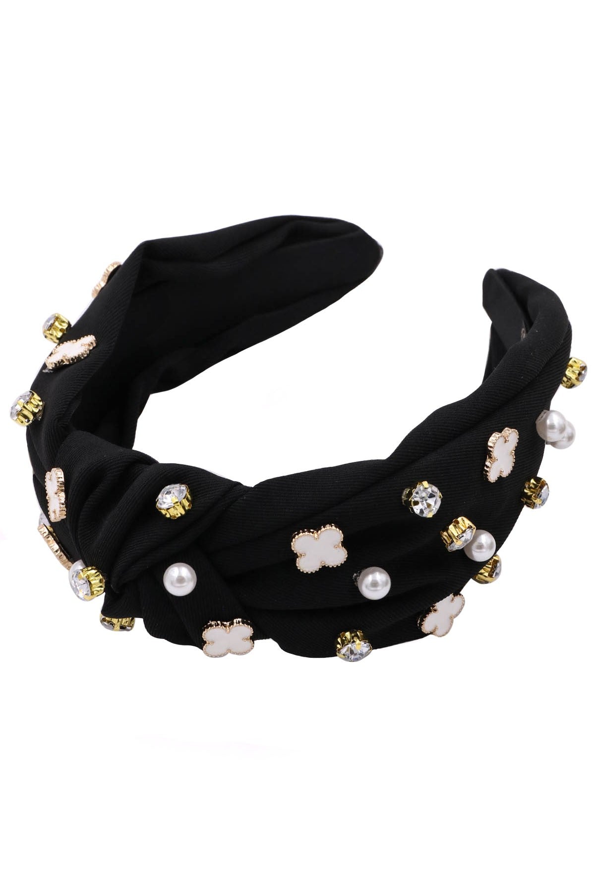 Metal Quatrefoil Headband 44758-H