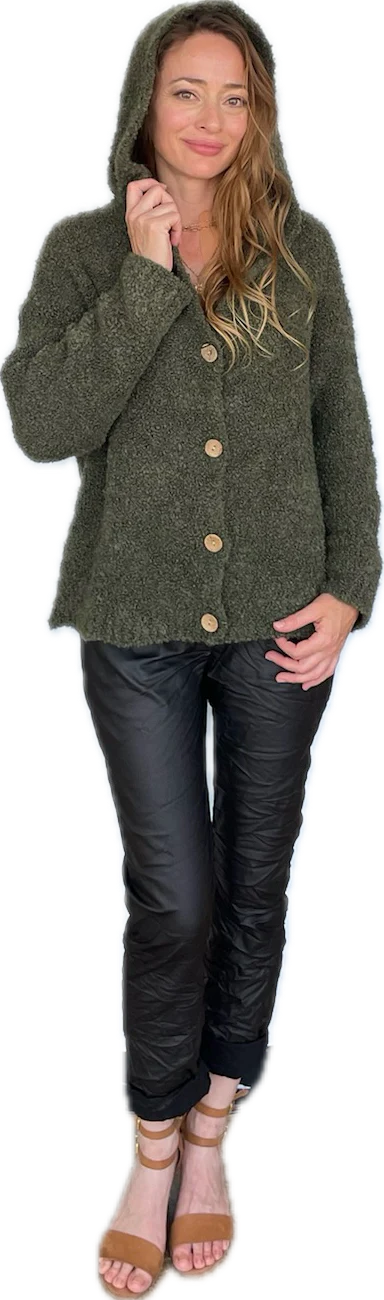 Pleather Stretch Pants 21244