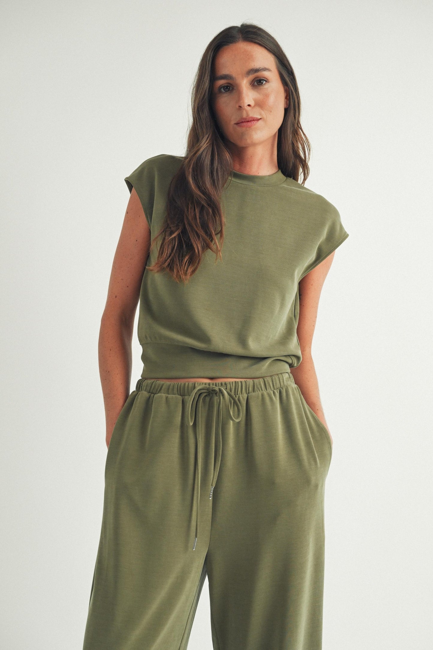 Cap Sleeve Lounge Top 1346ETC