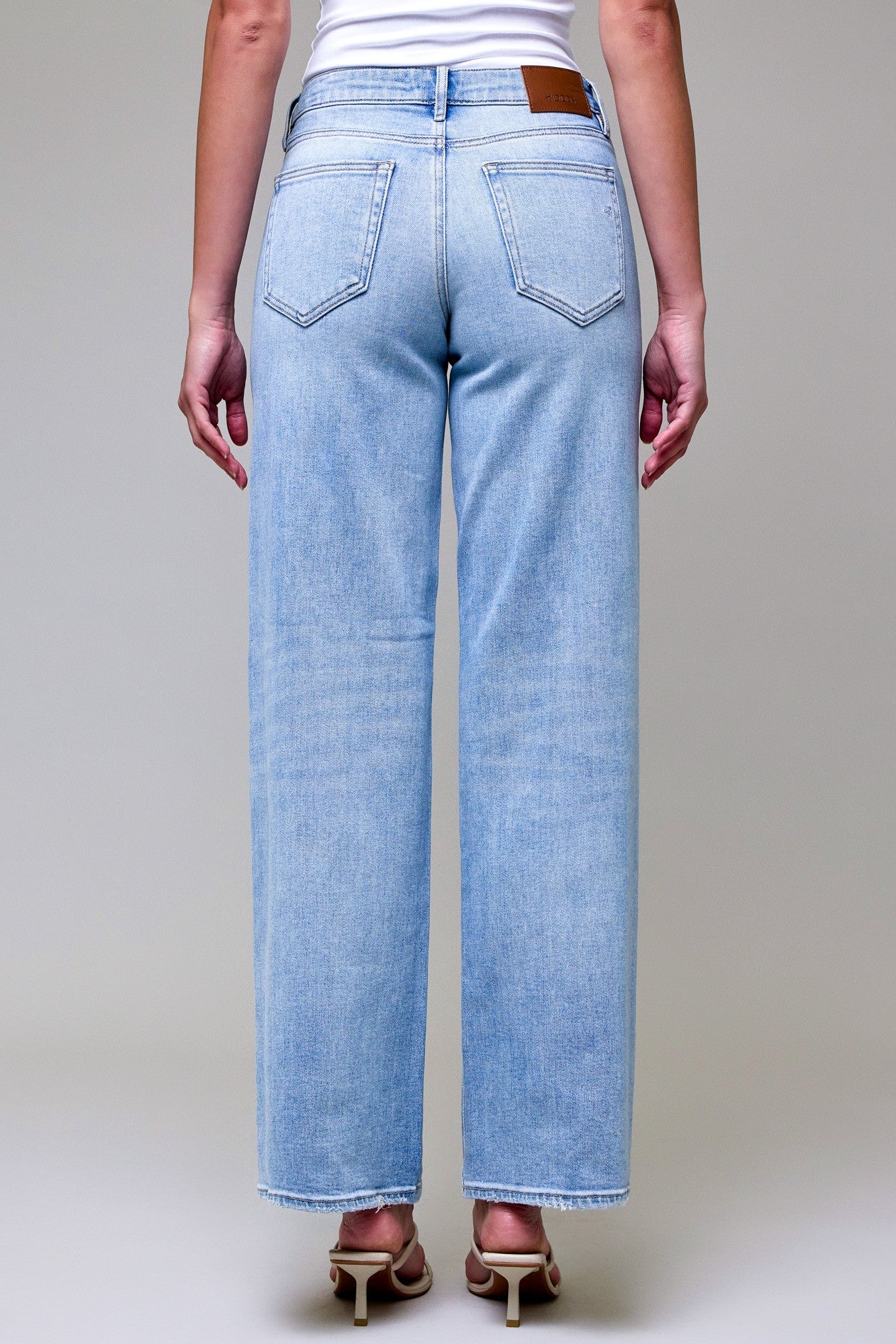 Light Wash Clean Low Rise Dad Jean HD9295D-LT