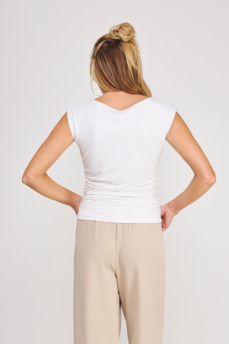 Sleeveless Scrunch Top AT9515