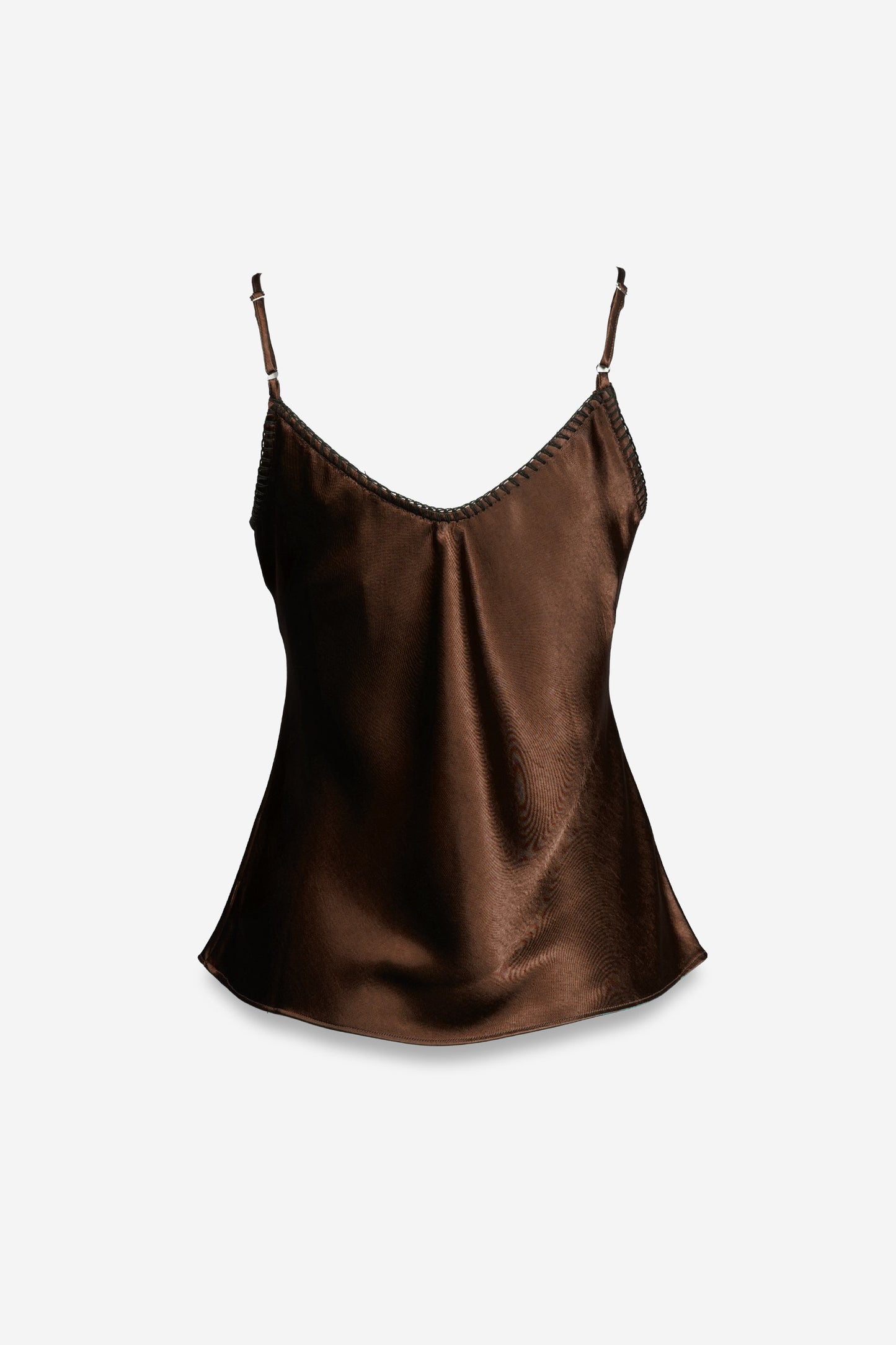 Whipstitch Satin Camisole WT7085S