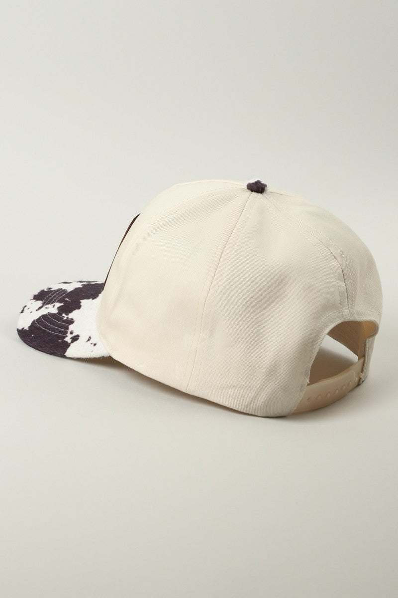 Howdy Darlin Embroidered Animal Print Trucker Hat 2-LCAP6037