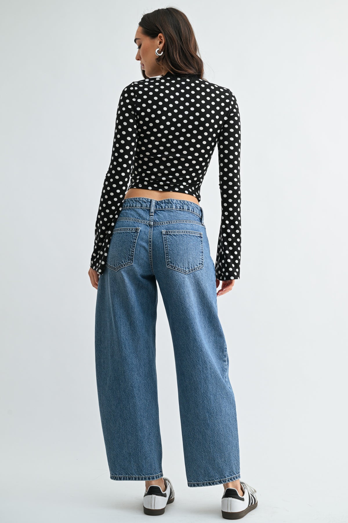 Seamed Barrel Jean DP911N