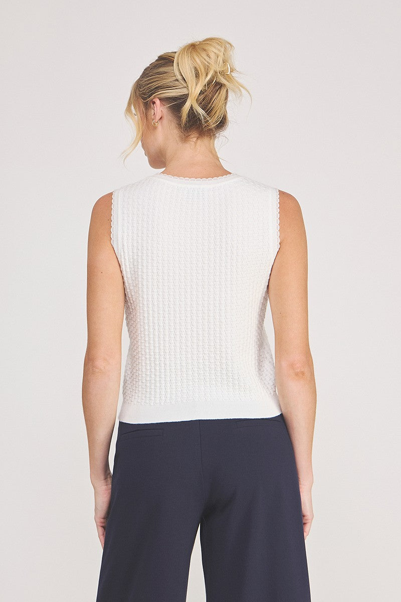 Knit Sweater Tank ATS9990