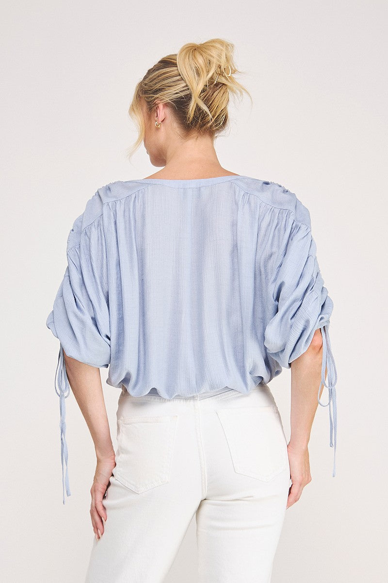 Textured Button Up AT6019