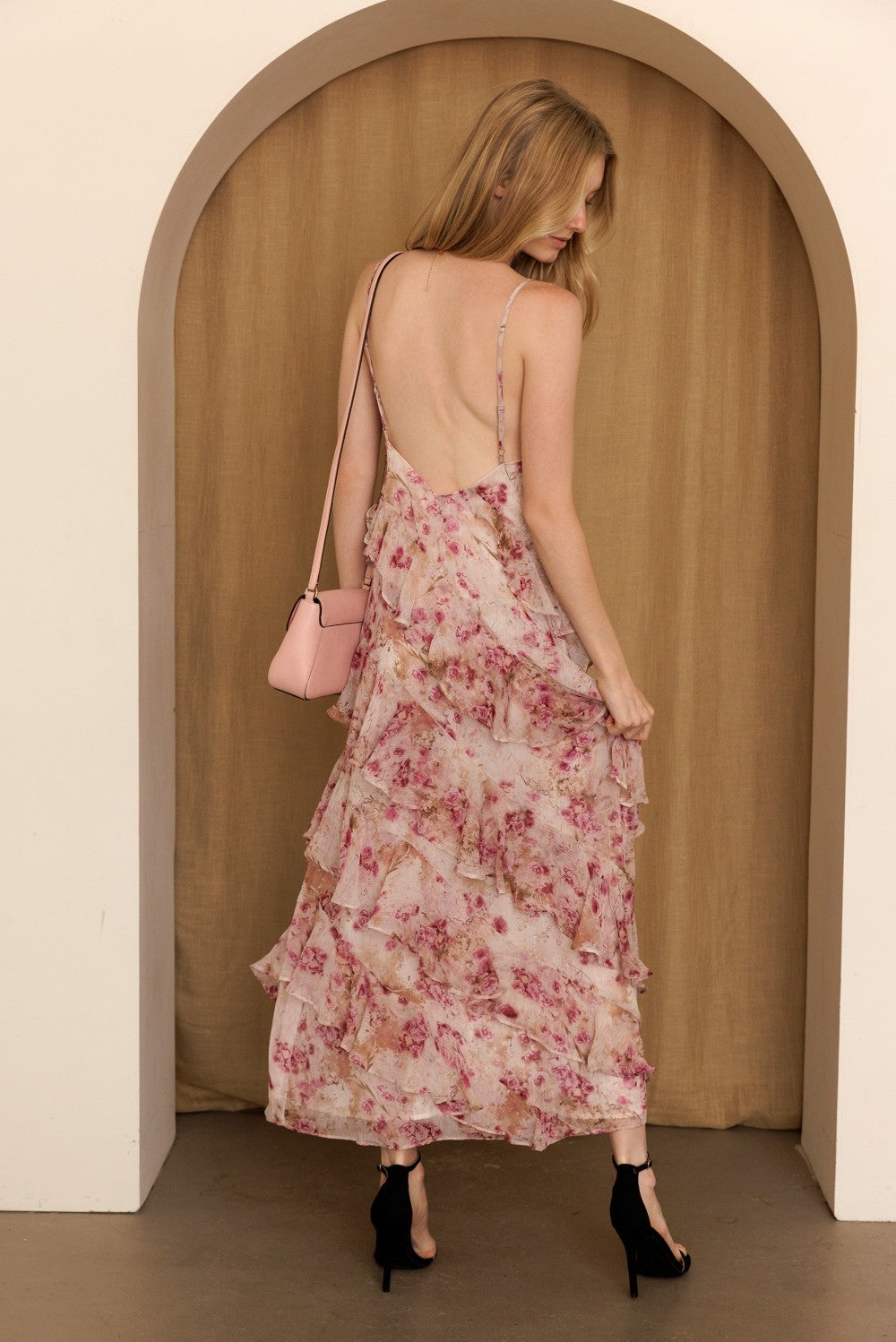 Cascade Ruffle Maxi Dress JD10406
