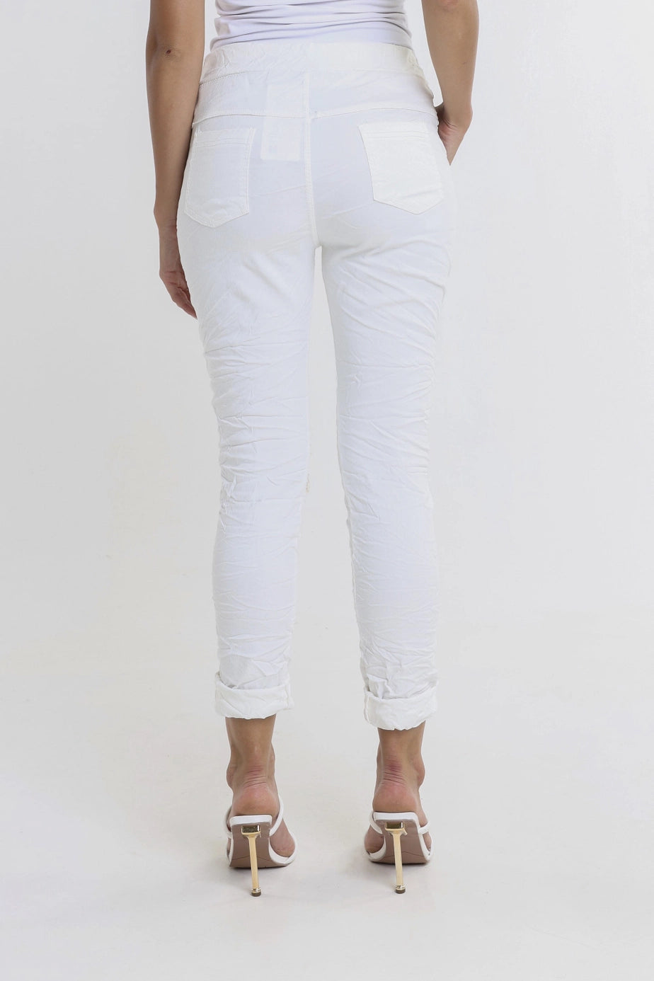 Kelly Leopard Sequin Patch Pant PL192L