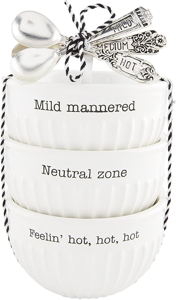 Mild Sauce Dip Bowl Set