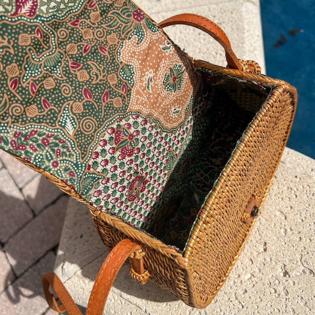 Ata Vine Saddle Bag Crossbody ATA-SBXB