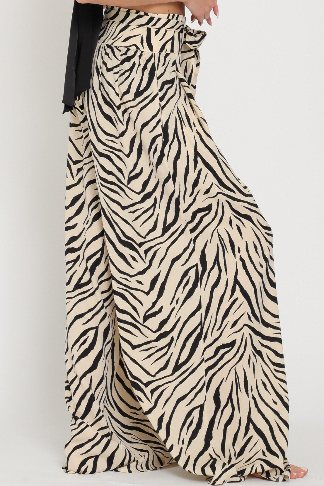 High Waisted Belted Long Pants RA92057Y