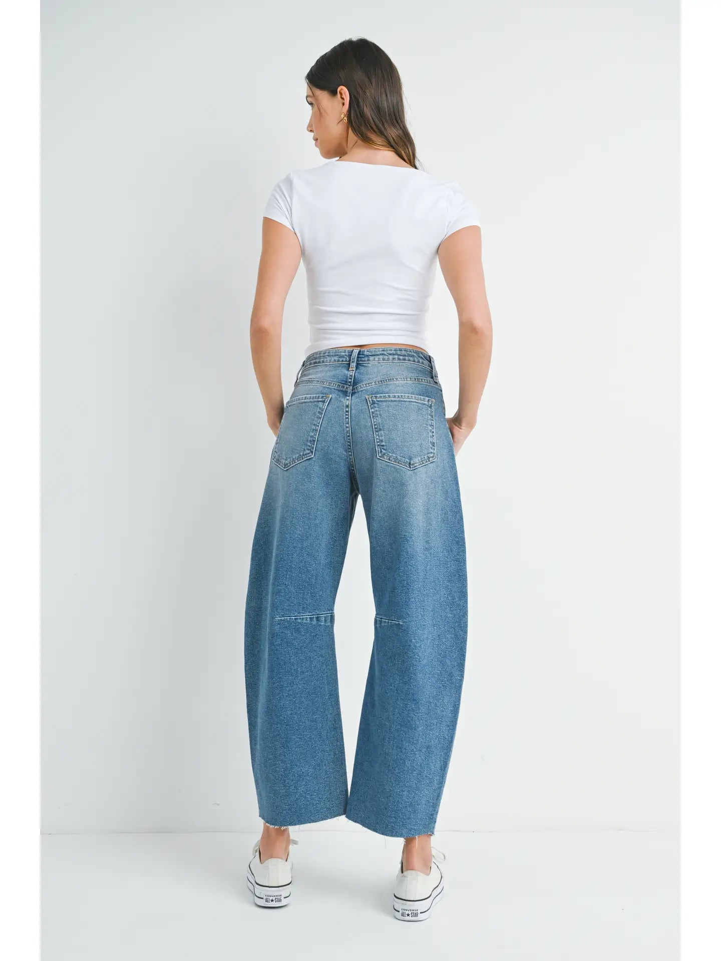 Barrel Jean w/ Seams BP473J