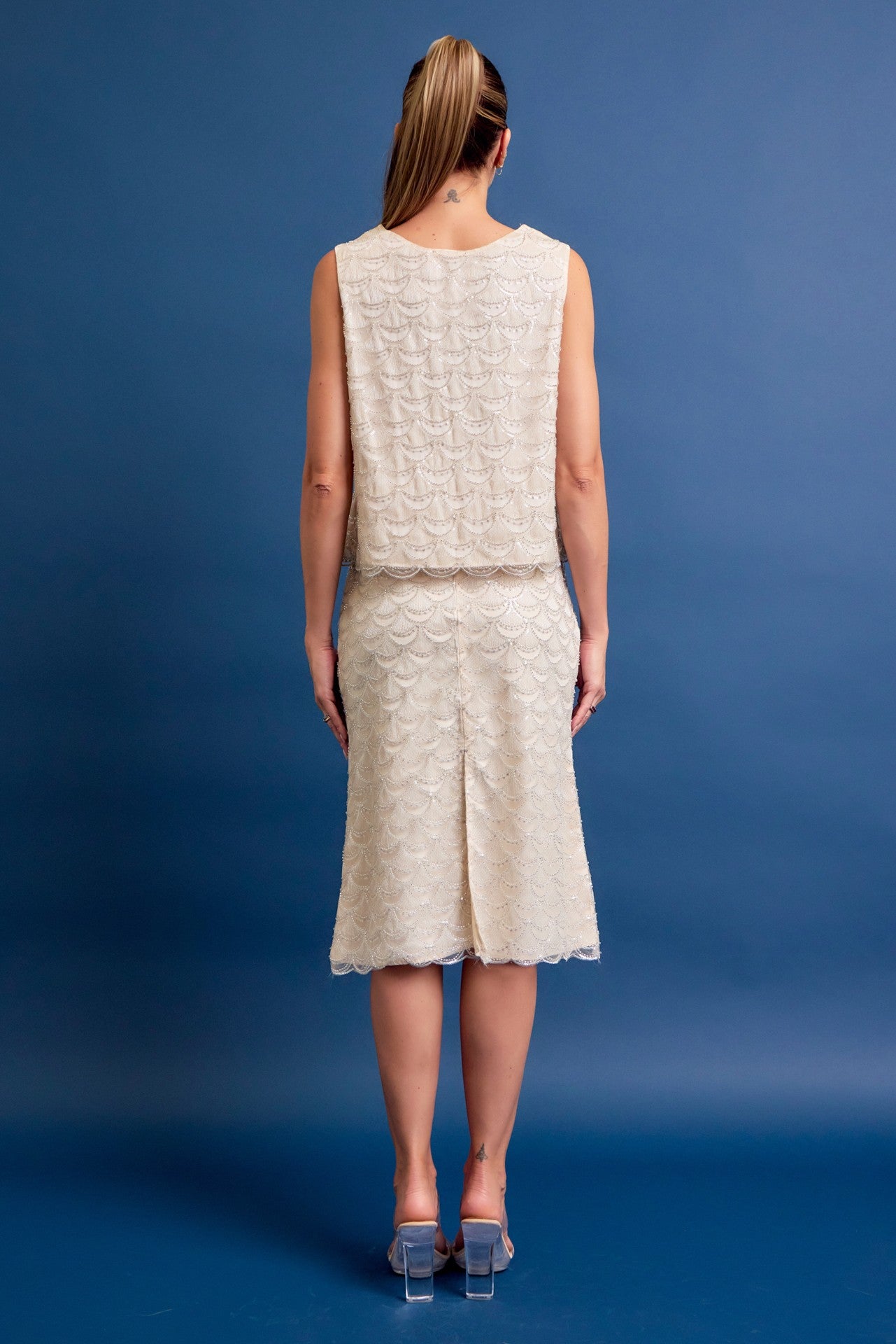 Myrtle Beaded Sleeveless Top AR1947T