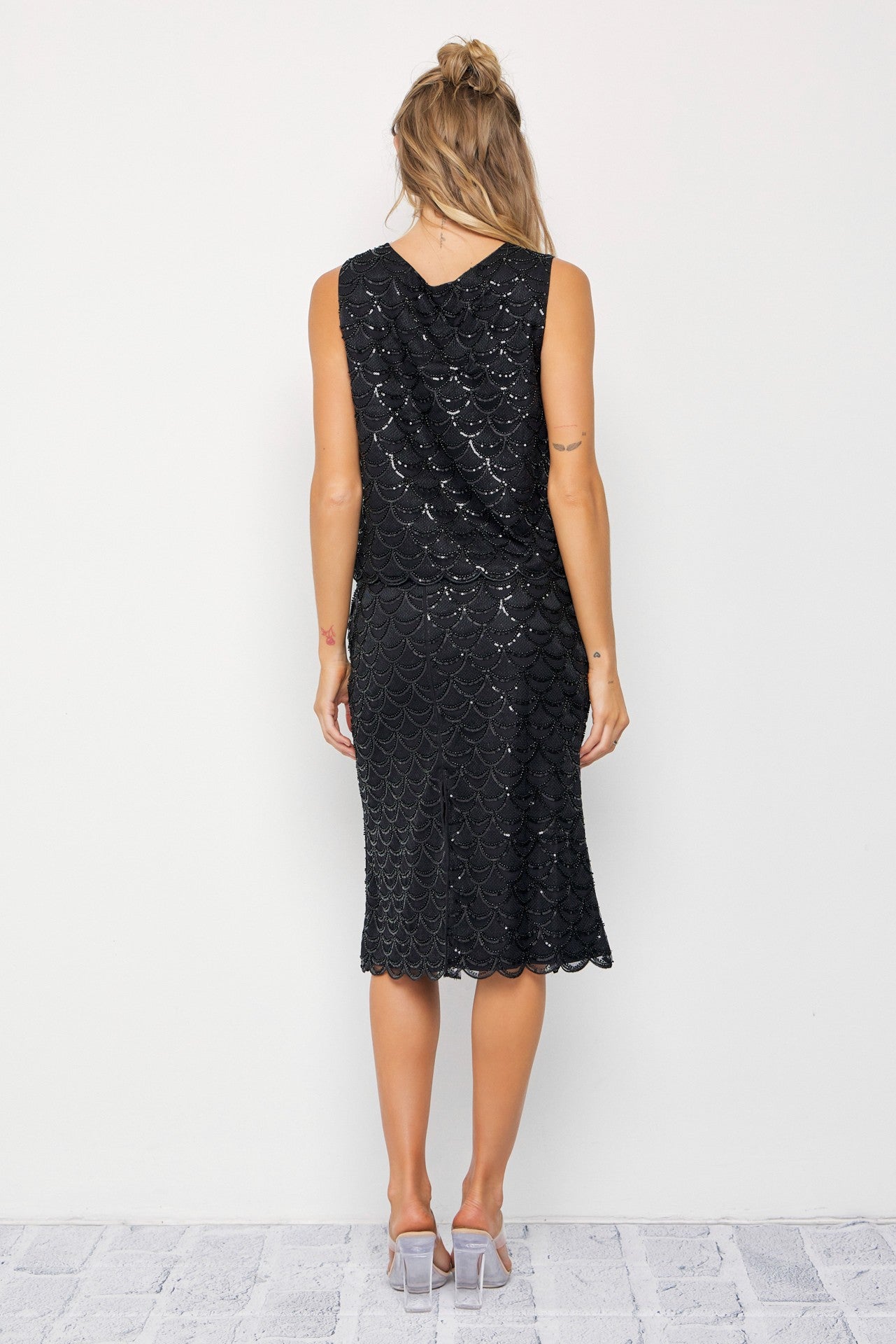 Myrtle Beaded Sleeveless Top AR1947T