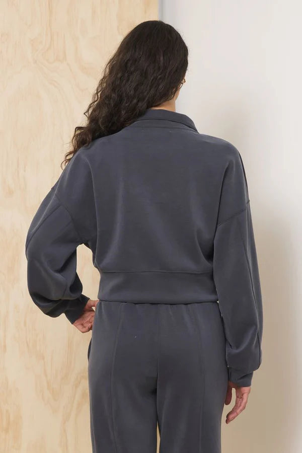 Luxe Cloud Quarter Zip B13565