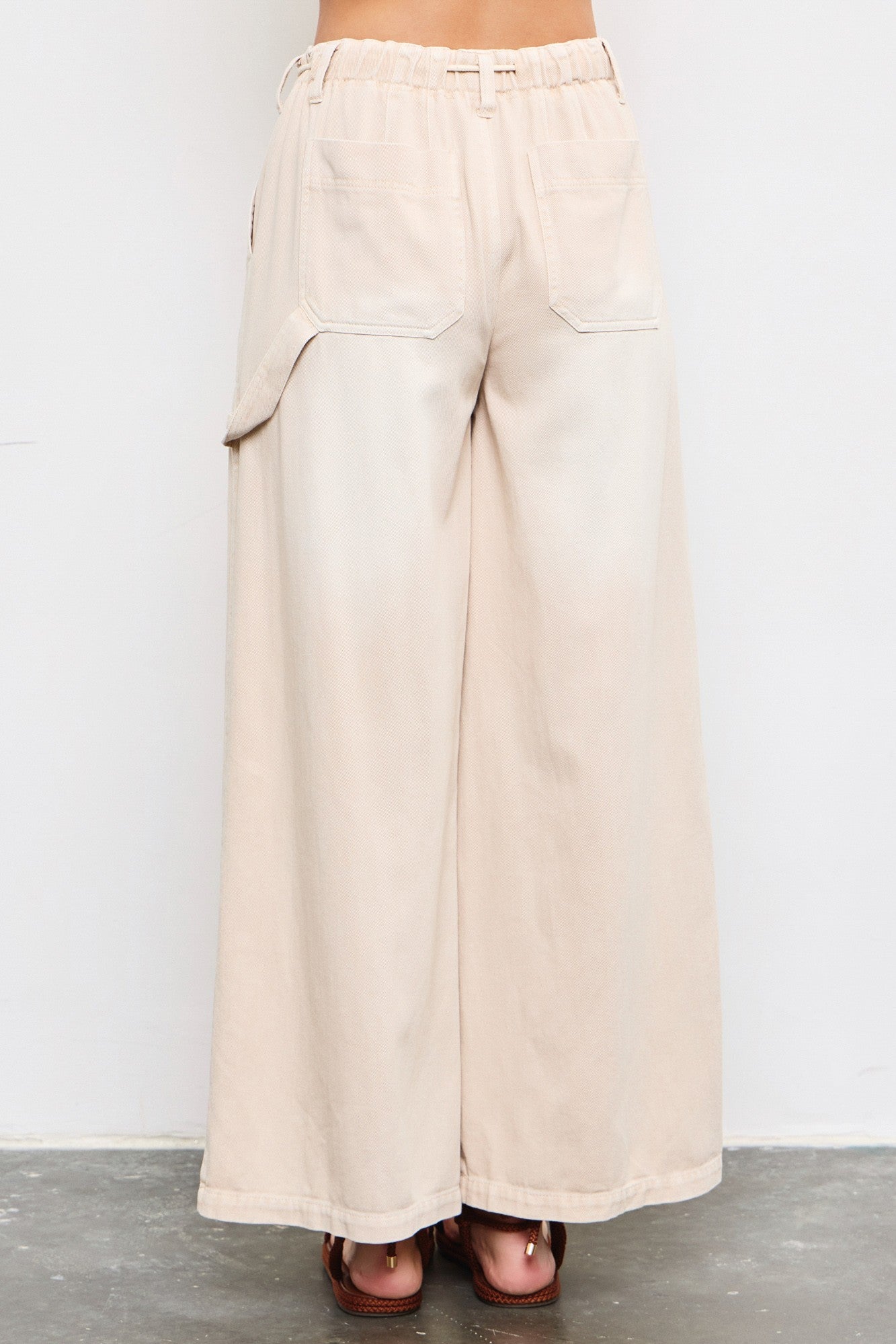 Wide Leg Denim Pants DS0498
