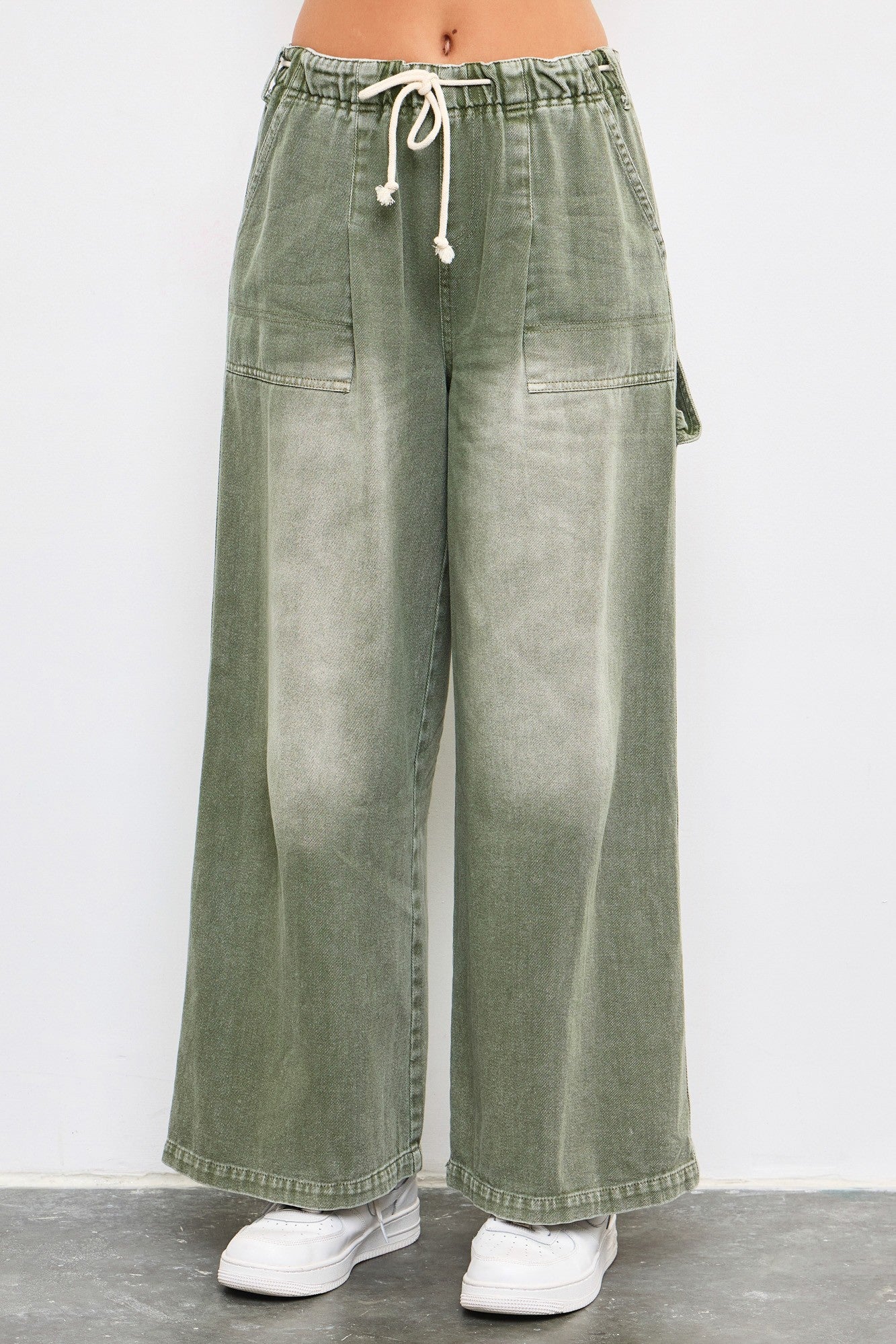 Wide Leg Denim Pants DS0498