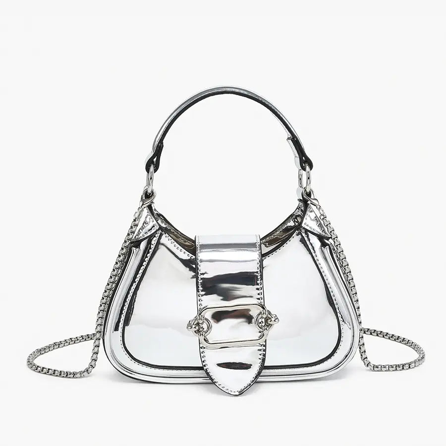 Malia Buckle Crossbody/Satchel w/ Chain Strap EH2563