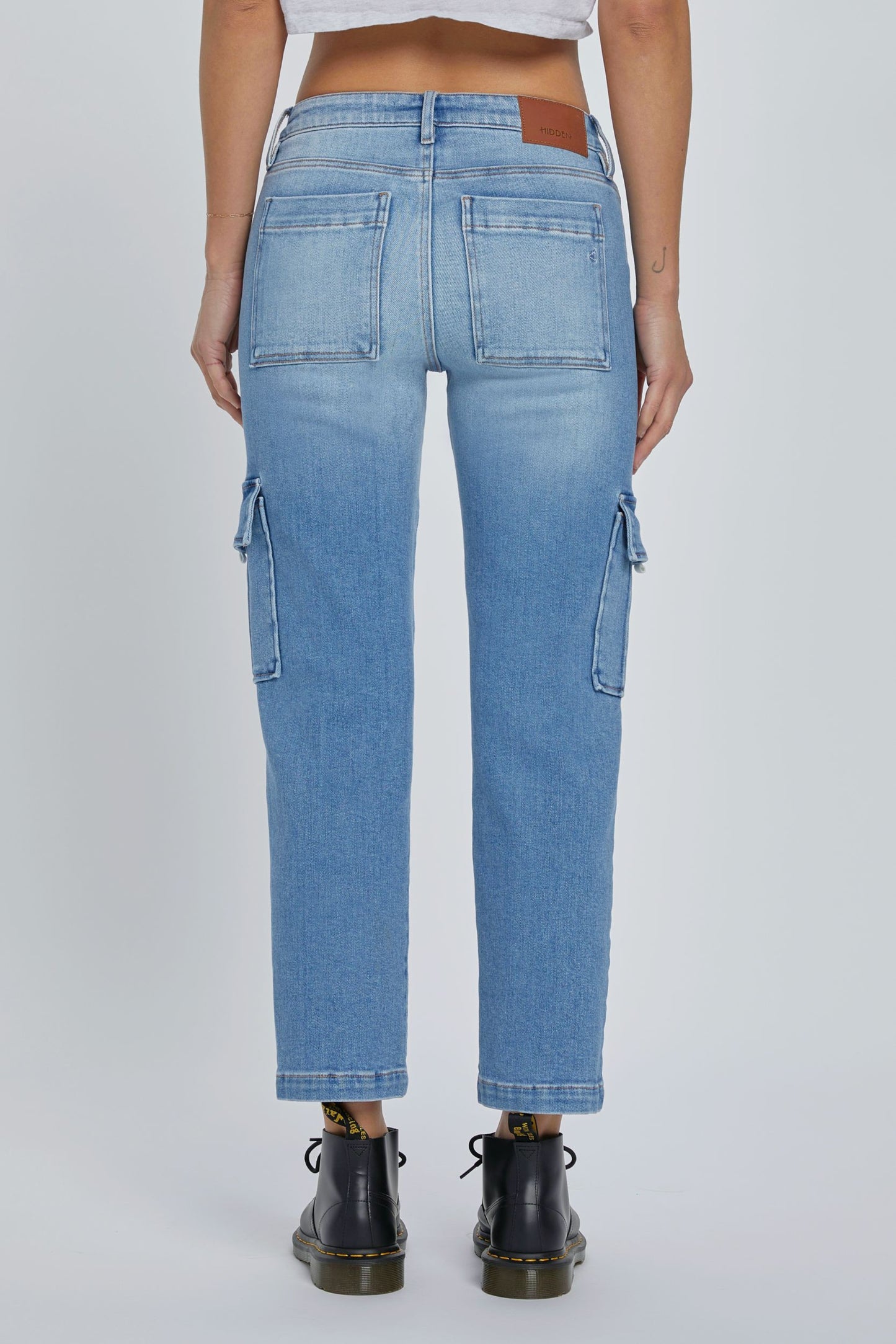 Cropped Stretch Cargo Straight Jean HD1459ST-ML
