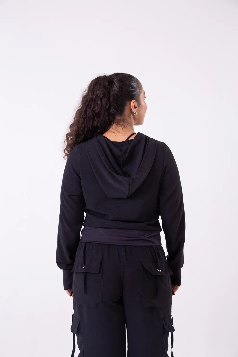 Cloud9ine Activewear Black Cargo Jacket