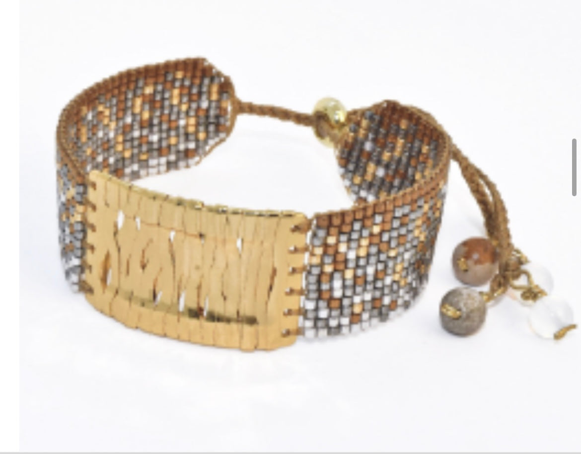 Gold Lace Bracelet M/GP 25002