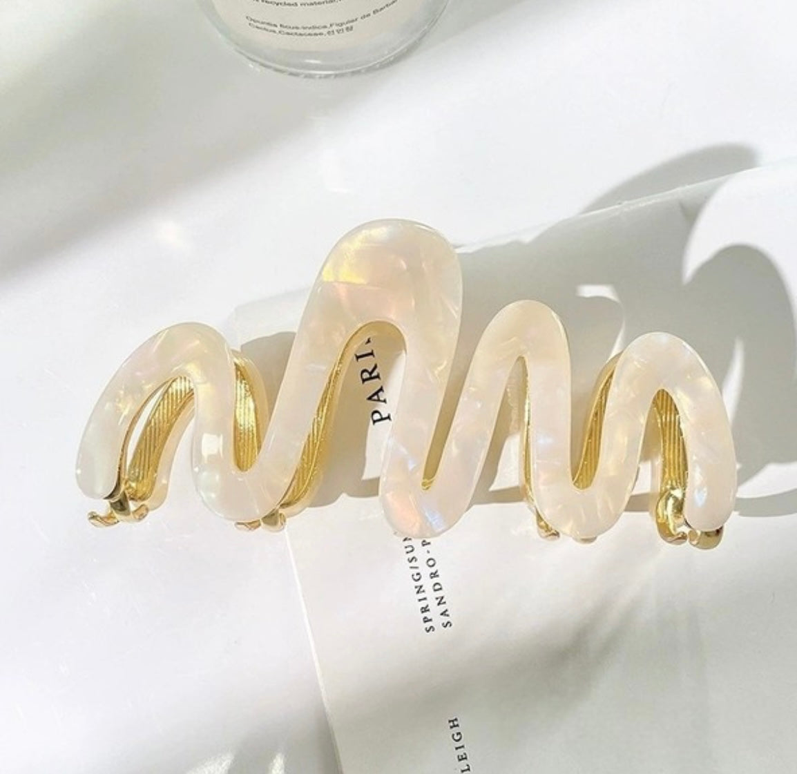 Premium Pvc Casting Hair Claw Clip 40H932