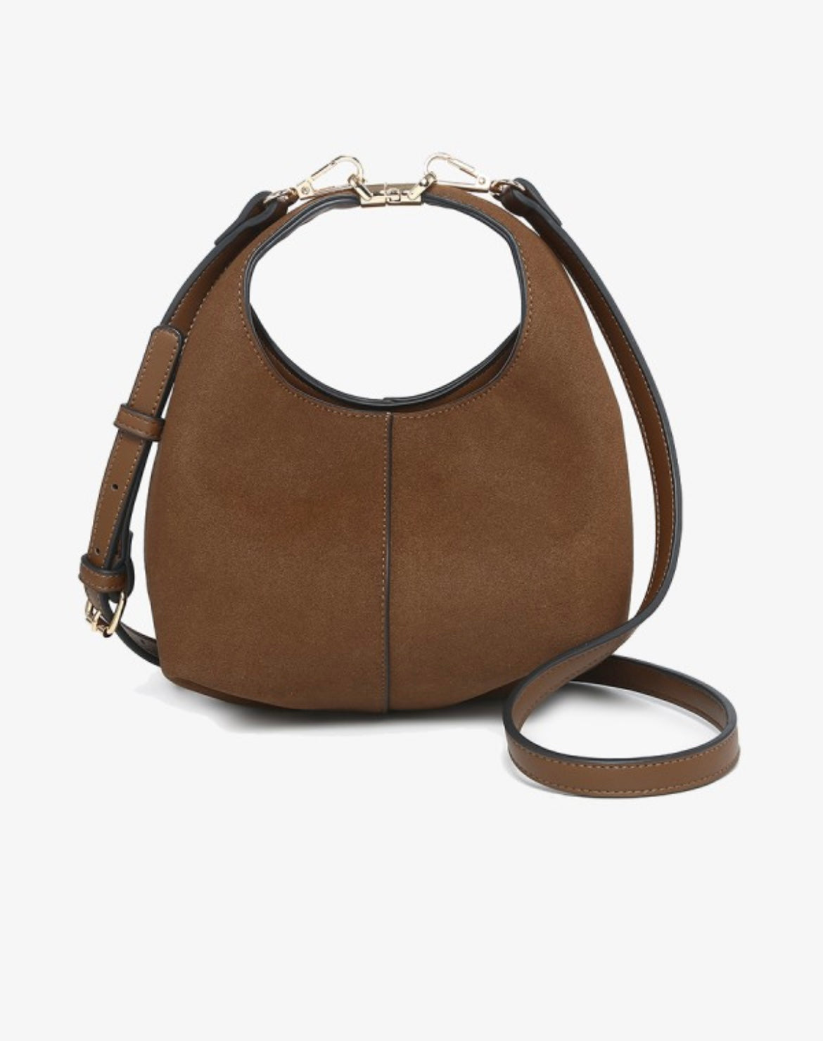 Elena Covertible Suede Crossbody Bag M2730
