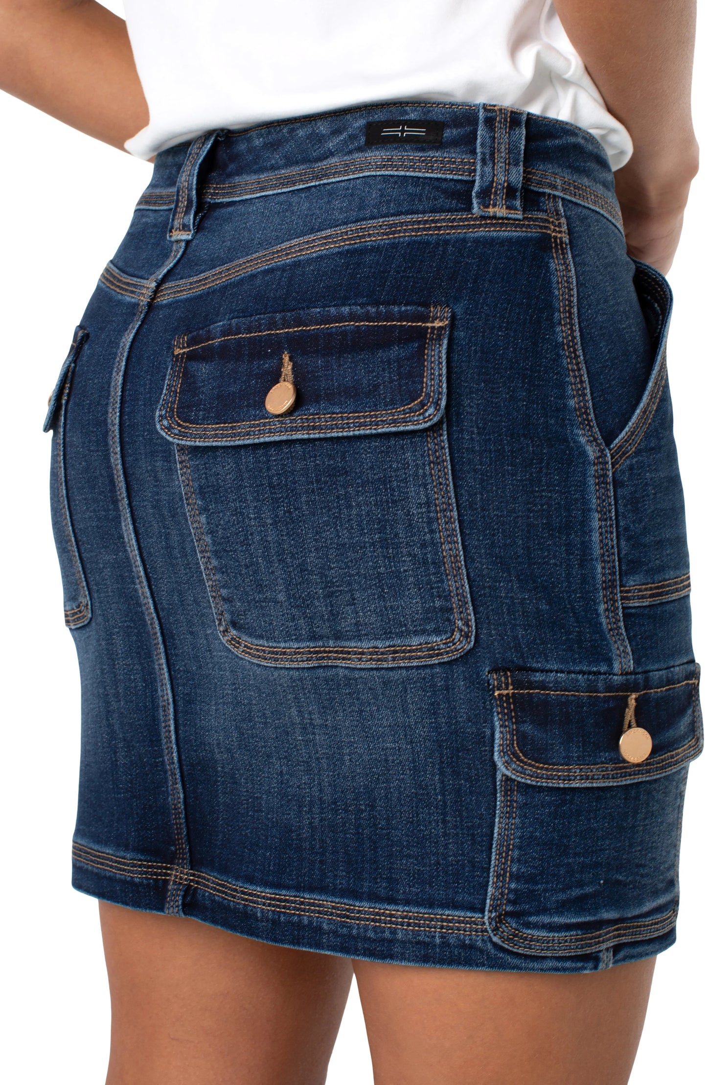 Triple Needle Cargo Skirt LM6382CH4
