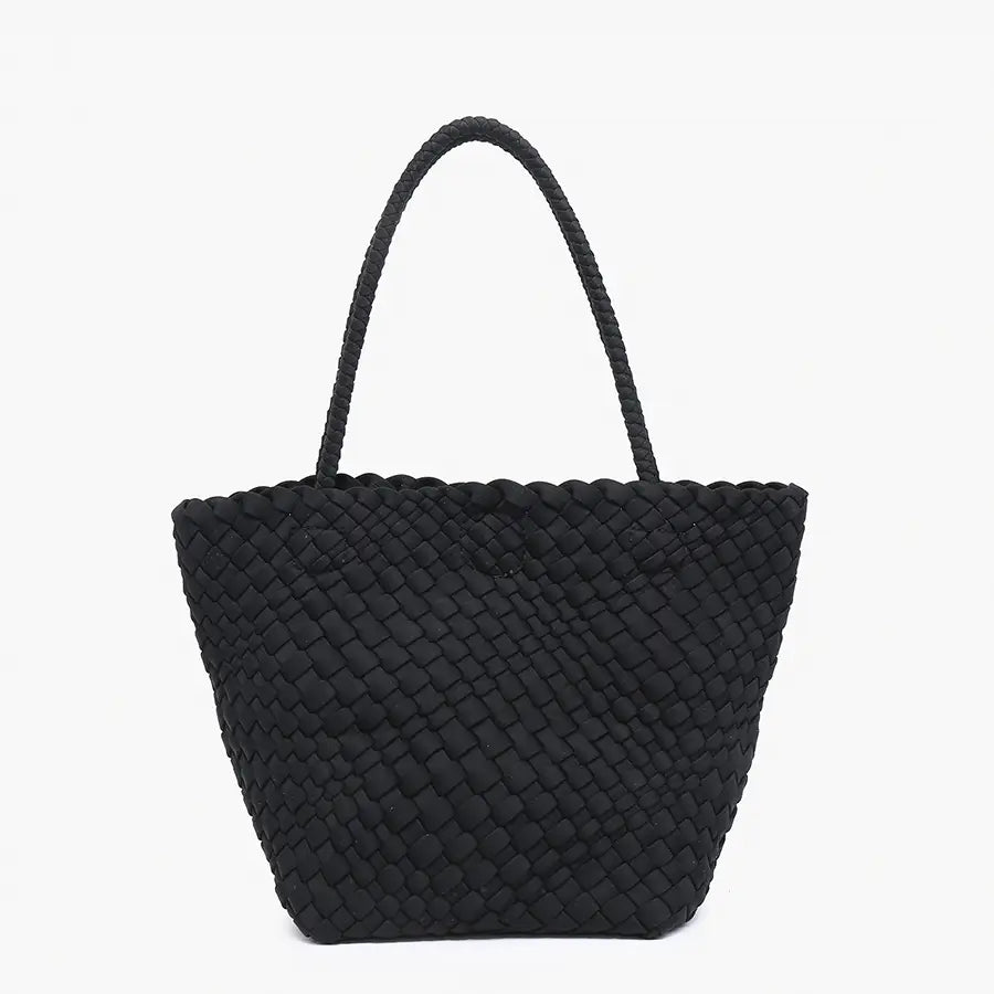 Ava Handwoven Convertible Bucket Bag/Tote M2547