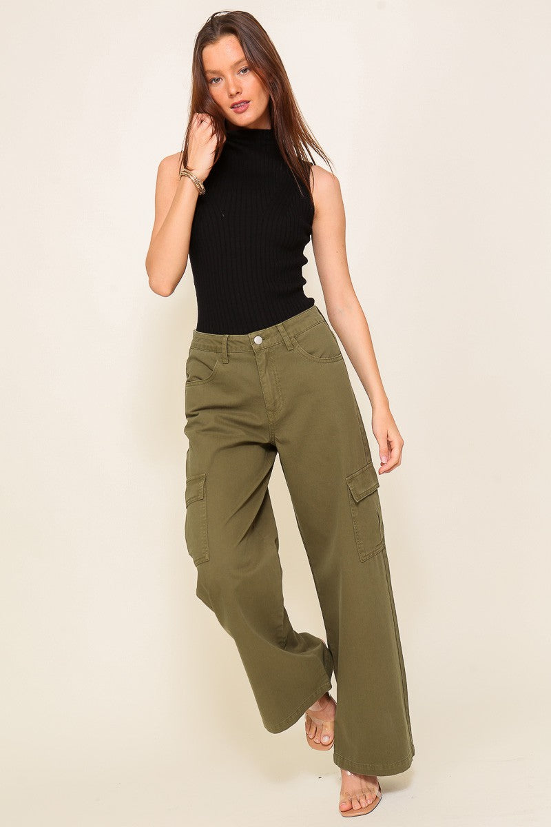 Sleeveless High Neck Ribbed Knit Sweater Top MN1000