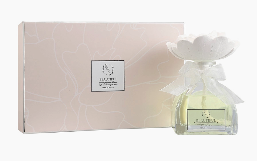 Rose Ceramic Flower Diffuser Gift Set DF-1431