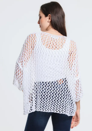 Kelsey Open Knit Star Sweater BSS302