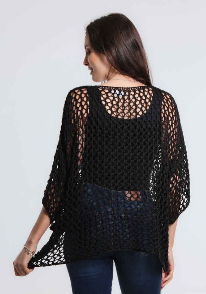 Kelsey Open Knit Star Sweater BSS302