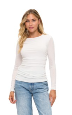 L/S Ruched Top T1766-K510