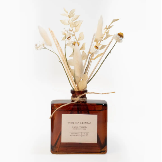 White Tea & Pampas Bouquet Reed Bundle Diffuser WTBRD1