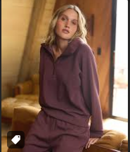 Luxe Cloud Quarter Zip B13565