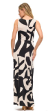 Printed Twist Front Maxi Dress D643-V984