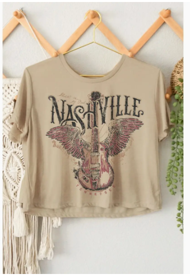 Nashville Graphic Crop Top HL50940CTS