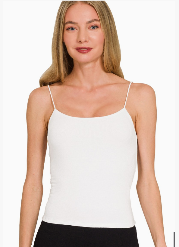 Double Layered Spaghetti Cami Z1B-RT-8558Y