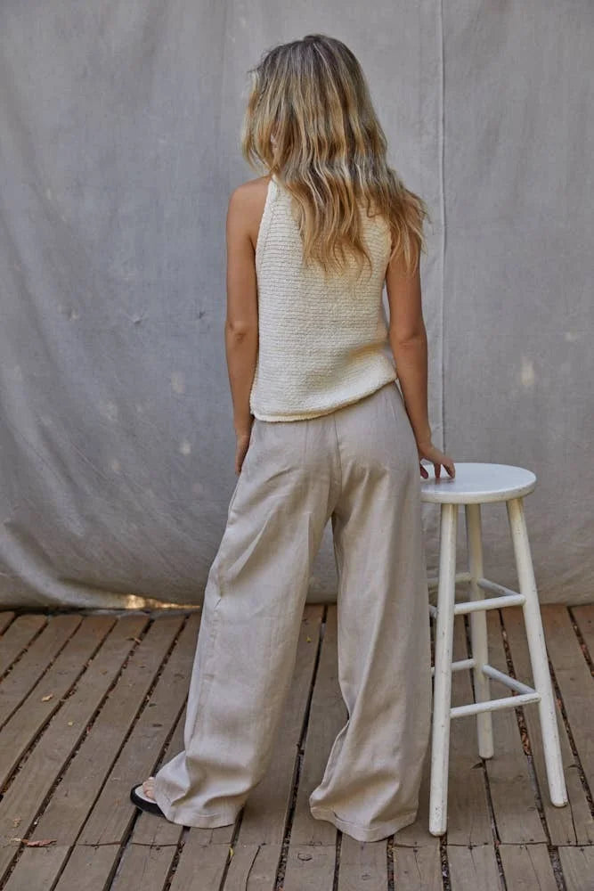 Salma Sweater Crop Top W1064