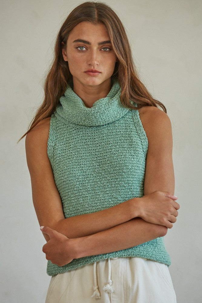Salma Sweater Crop Top W1064