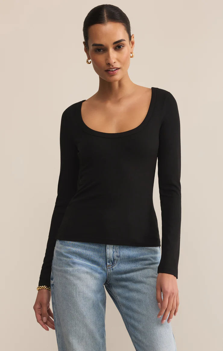 Second Skin Scoop Neck Top ZT253210