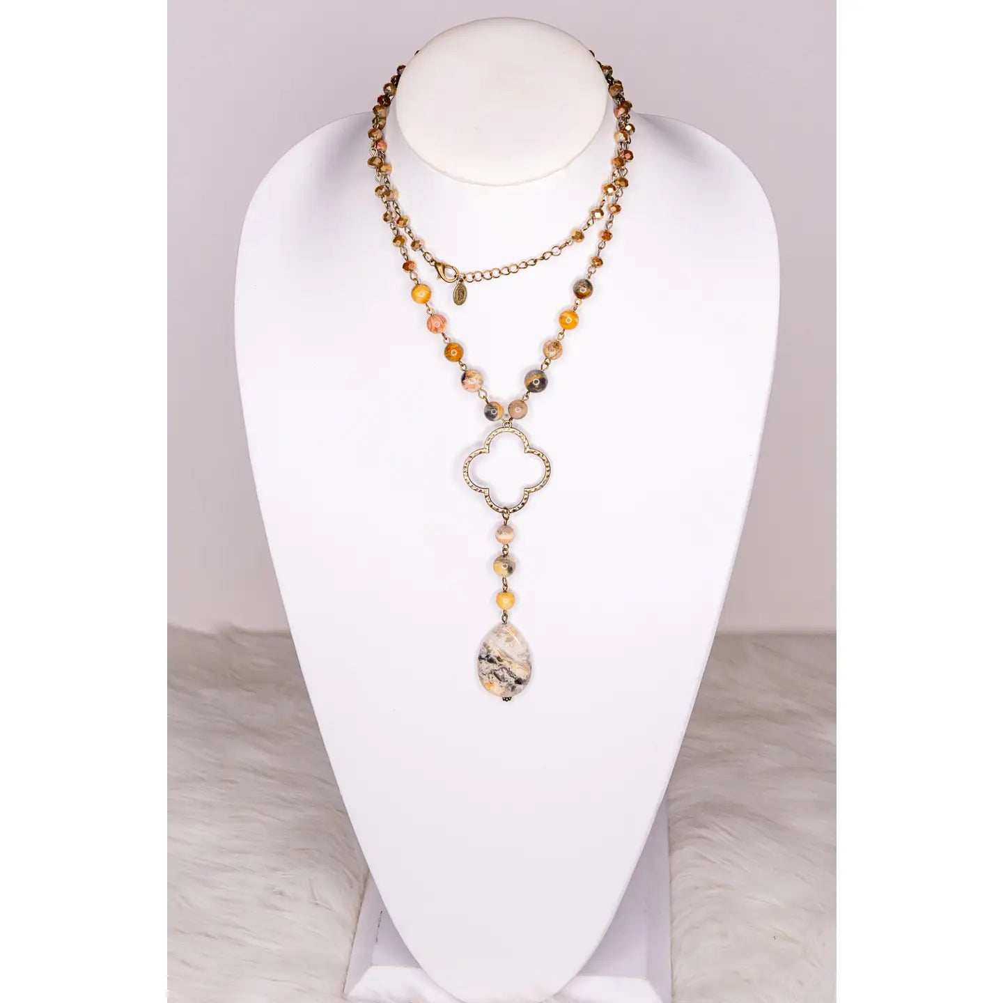 Alani Necklace in Taupe 59814