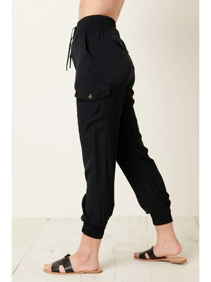 Satin Jogger Pants H70479A