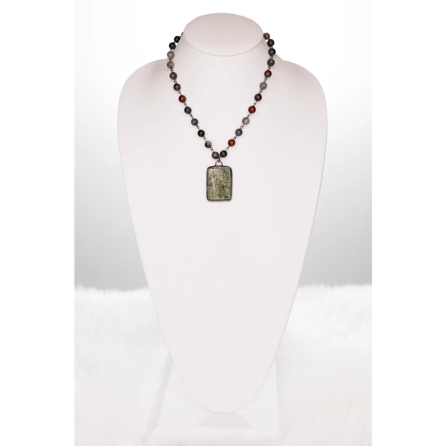 Suzanne Necklace in Jasper 48760